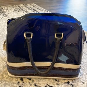 Furla bag in dark blue - excellent condition, no defects.